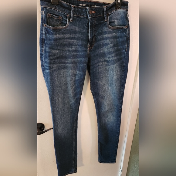 Old Navy Rockstar Super Skinny Dis-stressed Women's Jeans Size 10 Long - Picture 2 of 9